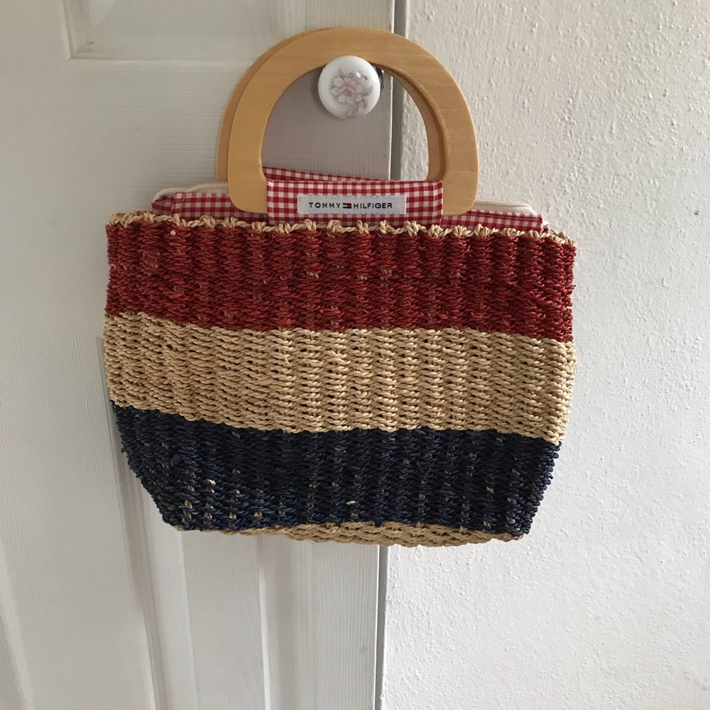 Tommy Hilfiger straw bag